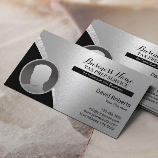 税金準備税金申告会計写真 名刺