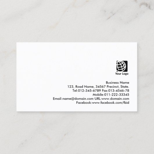 税金準備者の金融サービスの暗グランジいタイル 名刺 (裏面)