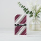 税金準備者明細のブリリアンス 名刺 (スタンド正面)