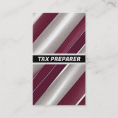 税金準備者明細のブリリアンス 名刺 (正面)