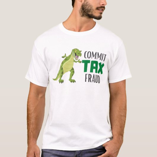 税金詐欺を行う Tシャツ (正面)