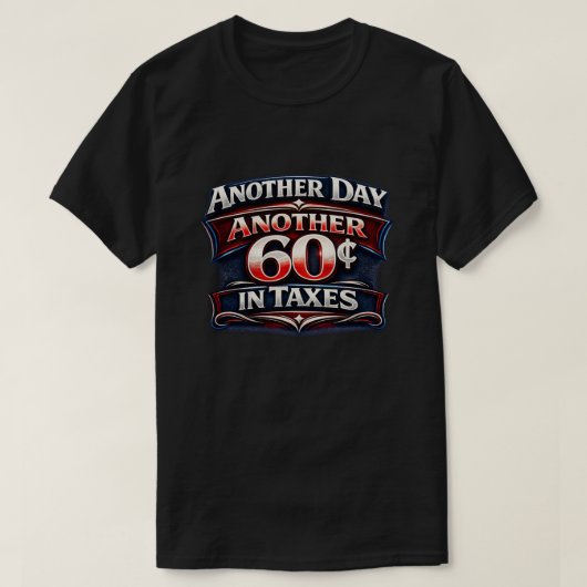"税金" Tシャツ (デザイン正面)