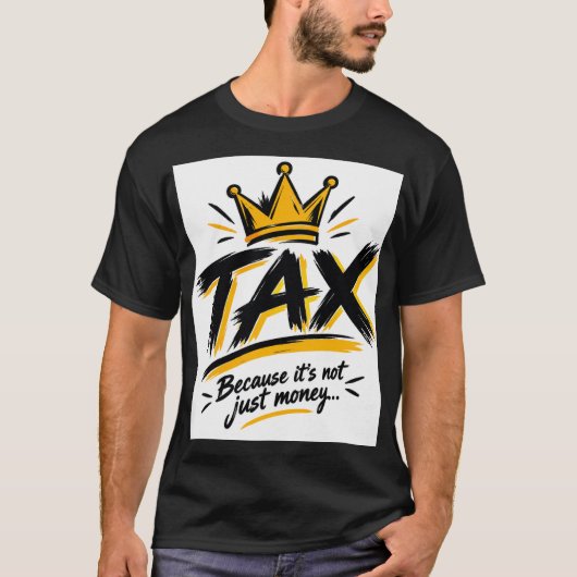 税金Tシャツデザイン Tシャツ (正面)