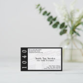 税額作成者会計士名刺 名刺 (スタンド正面)