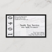 税額作成者会計士名刺 名刺 (正面)