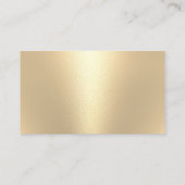 税額作成者簿記サービス金ゴールド写真 名刺 (裏面)