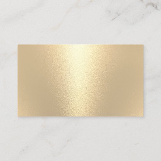 税額作成者簿記サービス金ゴールド写真 名刺 (裏面)