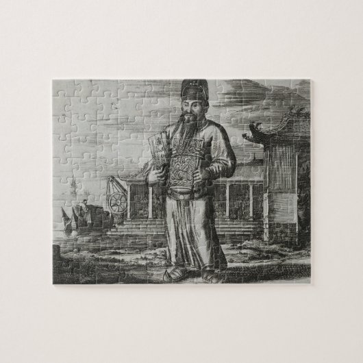 税、illustratioを集めている上級公務員 ジグソーパズル (横)