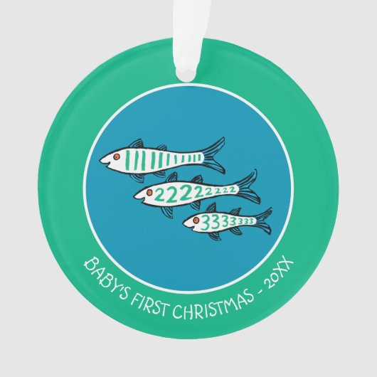 稚魚・珊瑚の棲む魚1・2・3 オーナメント (正面)