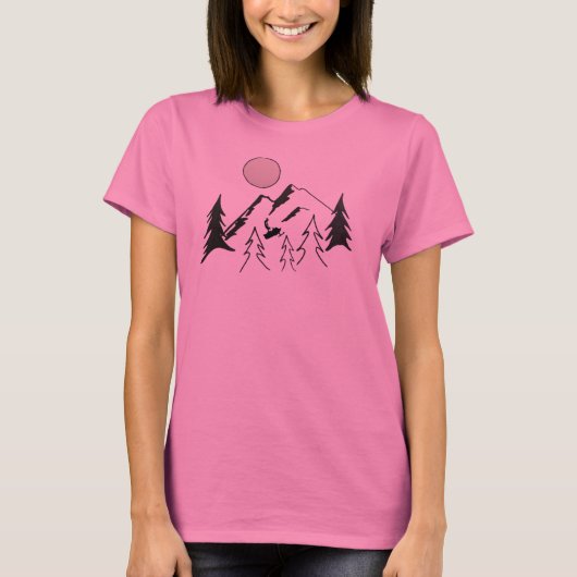 稜線に乗る Tシャツ (正面)