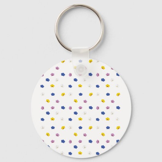 種々のランのパターン キーホルダー (正面)