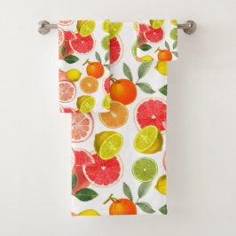 種々の柑橘類 バスタオルセット