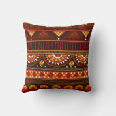 種々の用途のための部族のシームレスなデザイン。 クッション (裏面)