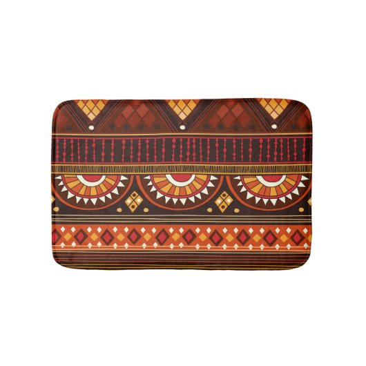 種々の用途のための部族のシームレスなデザイン。 バスマット (正面)