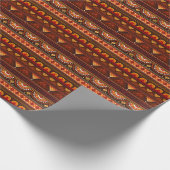 種々の用途のための部族のシームレスなデザイン。 ラッピングペーパー (角)