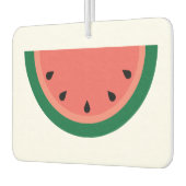 種とピンクの緑のスイカのスライス カーエアーフレッシュナー (左)