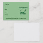 種なしジュース 名刺 (正面/裏面)