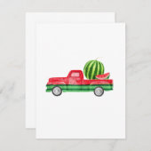 種なしスイカ果実 (正面/裏面)