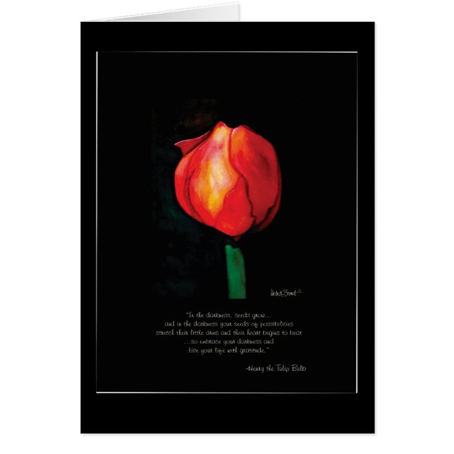 種のヘンリーの感謝カード (正面)