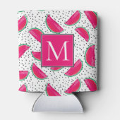 種の上にネオンスイカ模様 缶クーラー (裏面)