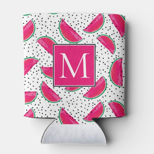 種の上にネオンスイカ模様 缶クーラー (裏面)