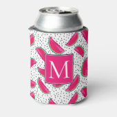 種の上にネオンスイカ模様 缶クーラー (缶裏面)