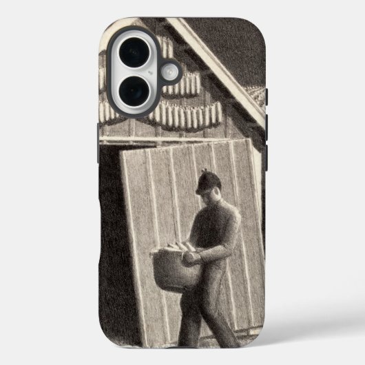 種の時期と収穫(グラントウッドによる) Case-Mate iPhoneケース (裏面)