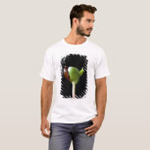 種の貝を持つAppleの実生植物 Tシャツ (正面フル)