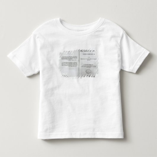 種の起源のTitlepageへの「 トドラーTシャツ (正面)