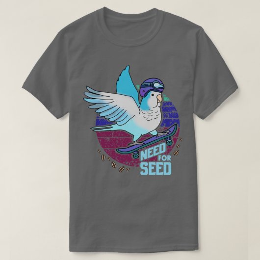 種の青いアカゲオウムの必要性 Tシャツ (デザイン正面)