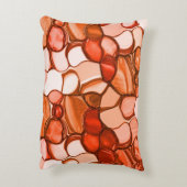 種や珊瑚色、赤などの丸いネベの形 アクセントクッション (裏面(縦))