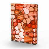 種や珊瑚色、赤などの丸いネベの形 フォトブロック (右)