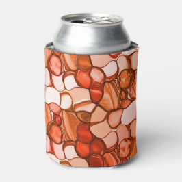 種や珊瑚色、赤などの丸いネベの形 缶クーラー