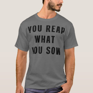 種をまいたものは刈るフード付きスウェットシャツ Tシャツ