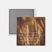 種をまきなさい…-マグネット マグネット (正面/裏面)