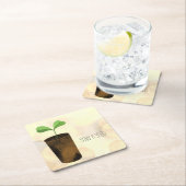 種をまく スクエアペーパーコースター (インサイチュ)