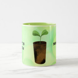 種をまく ツートーンマグカップ