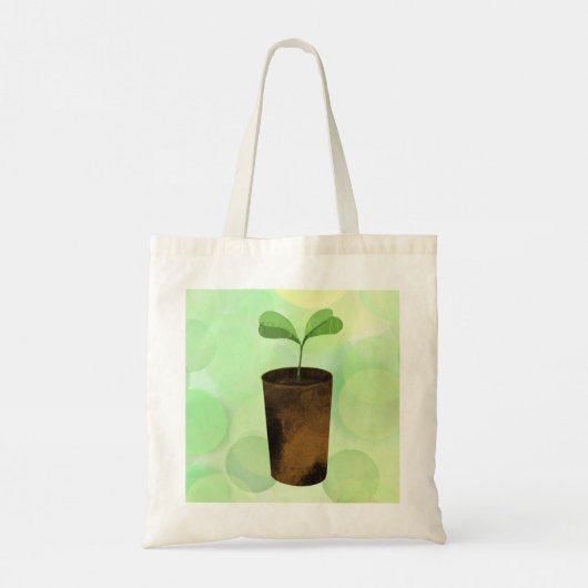 種をまく トートバッグ (裏面)