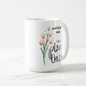 種を見ろ、私は植物泥棒 コーヒーマグカップ (正面右)