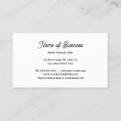 種カラフル別歯石腐多肉類 名刺 (裏面)