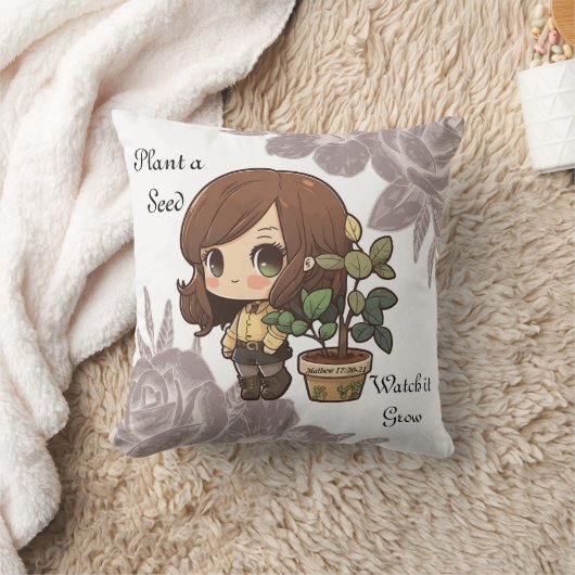 種デザイナー枕を植える クッション (ブランケット)