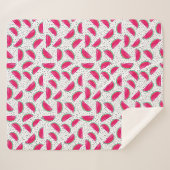 種パターンのネオンスイカ シェルパブランケット (正面(横))