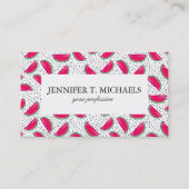 種パターンのネオンスイカ 名刺 (正面)