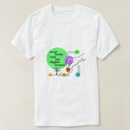種子のベクターと名言アート Tシャツ