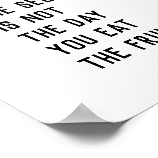 「種子を植える日…」引用文 ポスター (角)