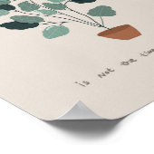 種子を植える時間引用文 ポスター (角)