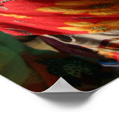 種子ビーズジュエリーケニアのマサイ出身 ポスター (角)