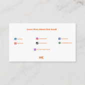 種子油アレルギーカード 名刺 (裏面)