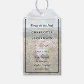 種忘れではなく |お葬儀記念写真 ギフトタグ (正面)