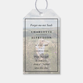 種忘れではなく |お葬儀記念写真 ギフトタグ